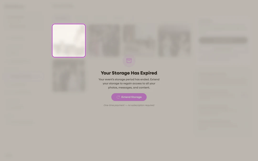 An upload tile in the gallery with the delete control highlighted