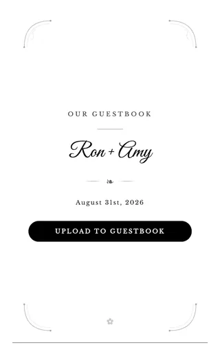 Arch wedding website template preview