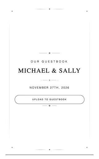 Heirloom wedding website template preview