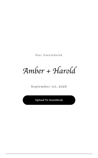Linen wedding website template preview