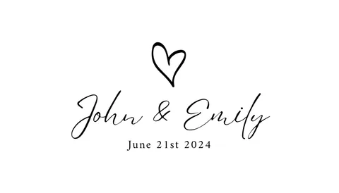 Mini Card No. 1 printable wedding QR code design