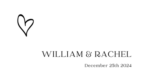Mini Card No. 7 printable wedding QR code design